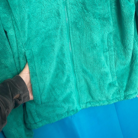 The North Face. Green Fleece “Osito” Jacket. Super Soft. Women Size XL. - Picture 5 of 9